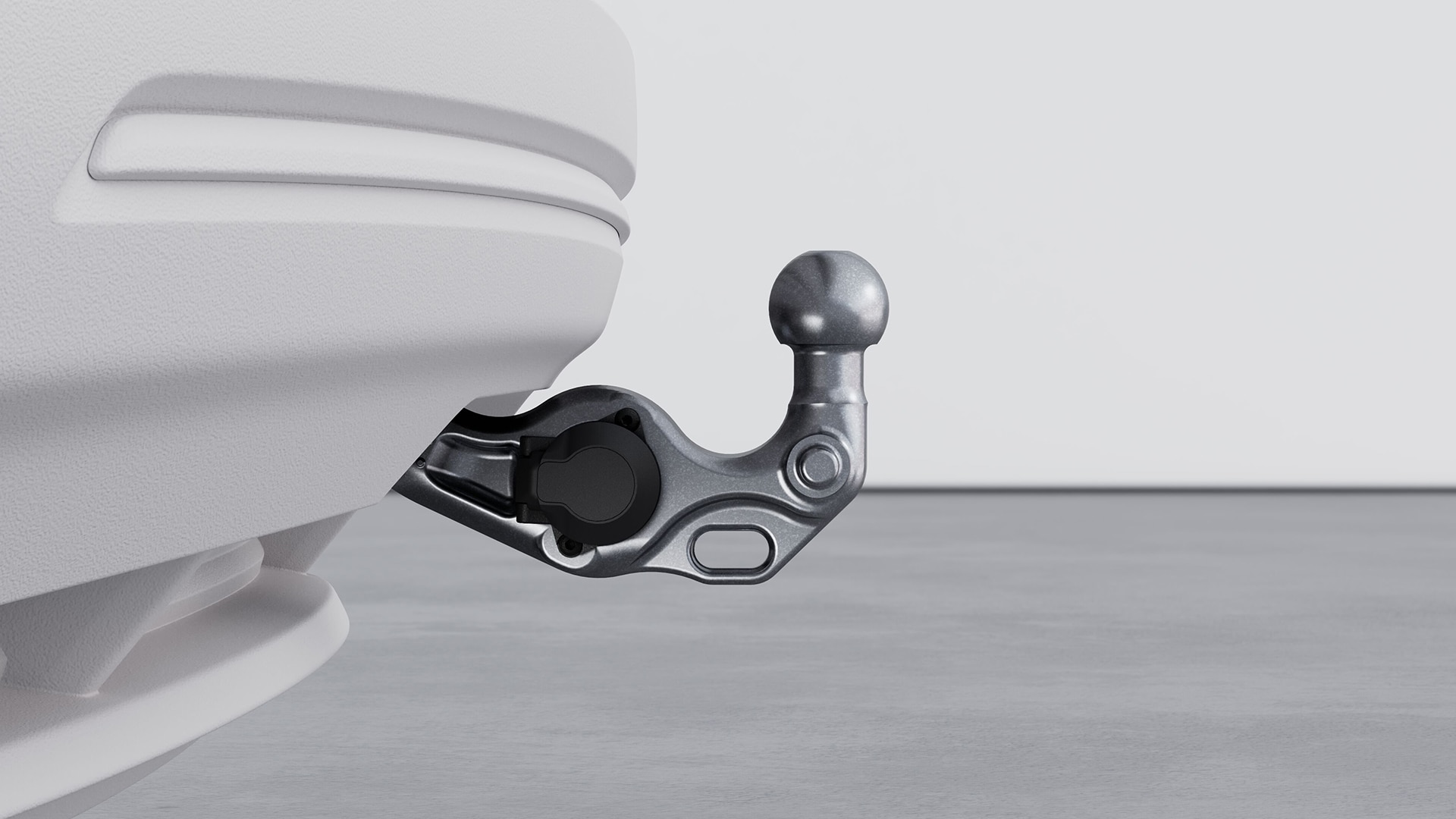 Elektriskt infällbar dragkrok