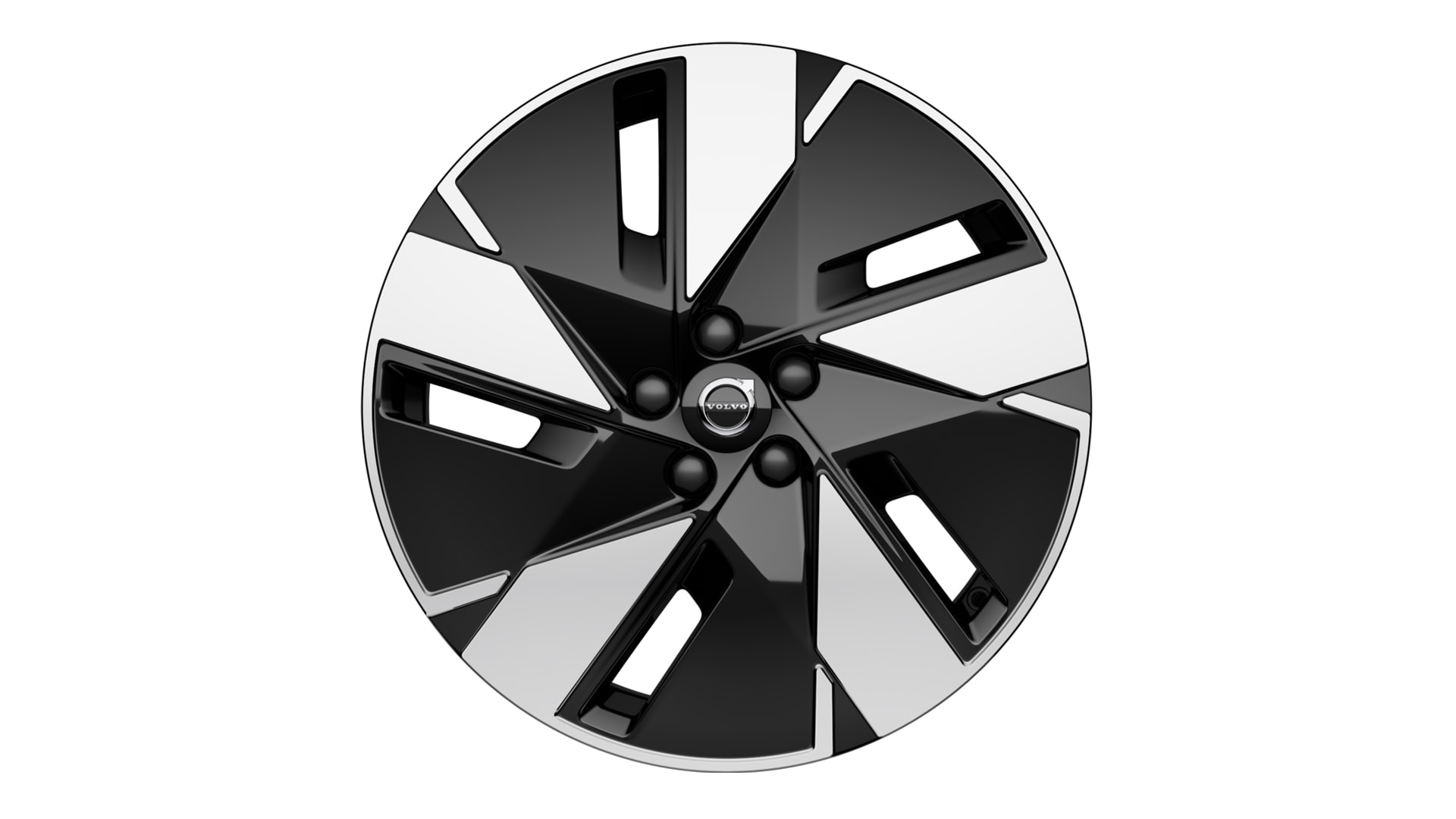 19" 5-spoke glossy black diamond cut