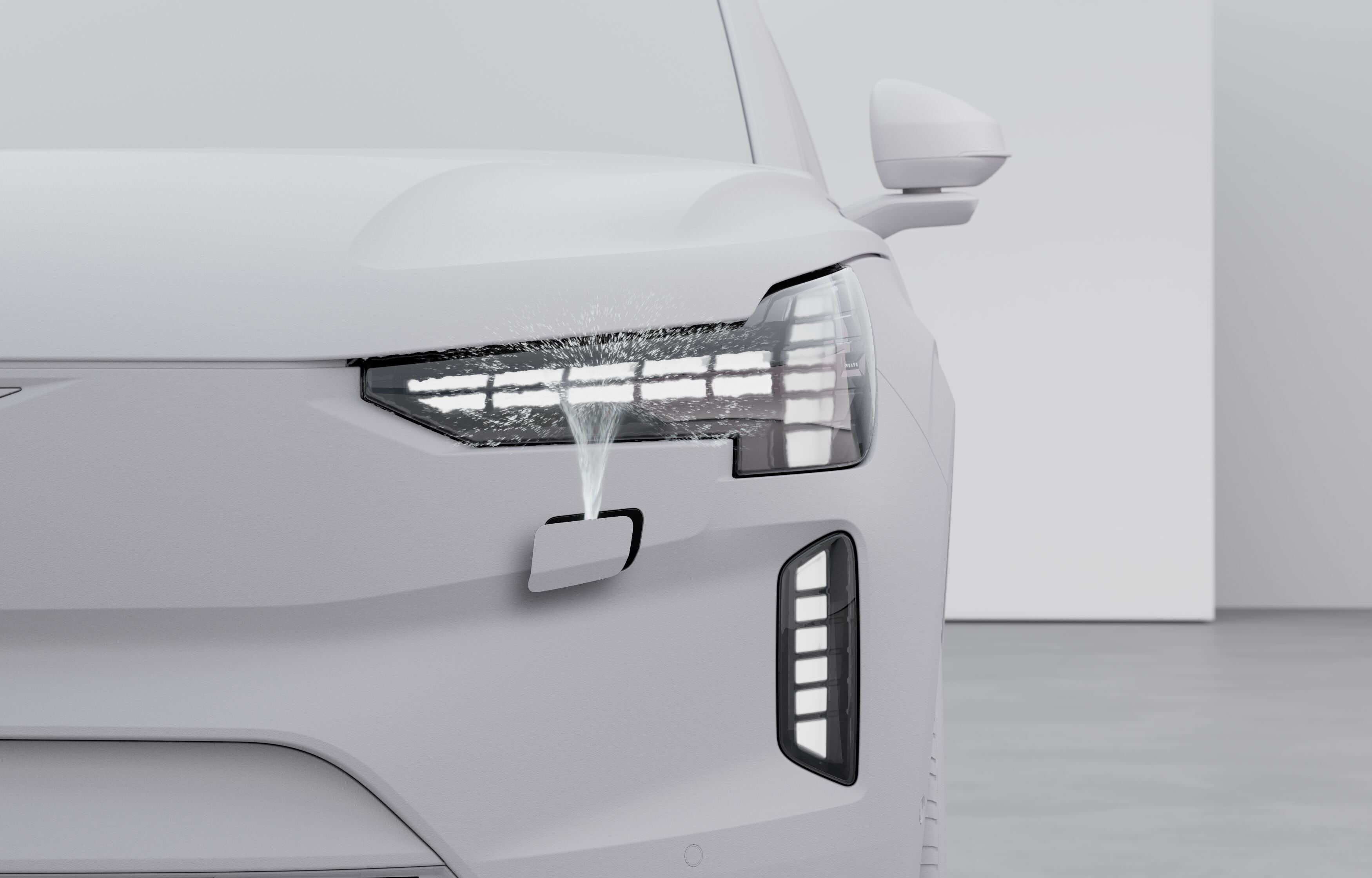 Headlight cleaning